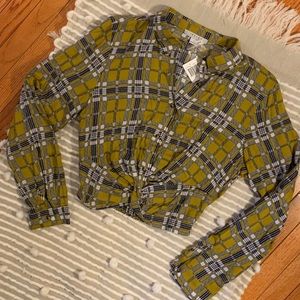 NWT Favlux Plaid Shirt Sz L